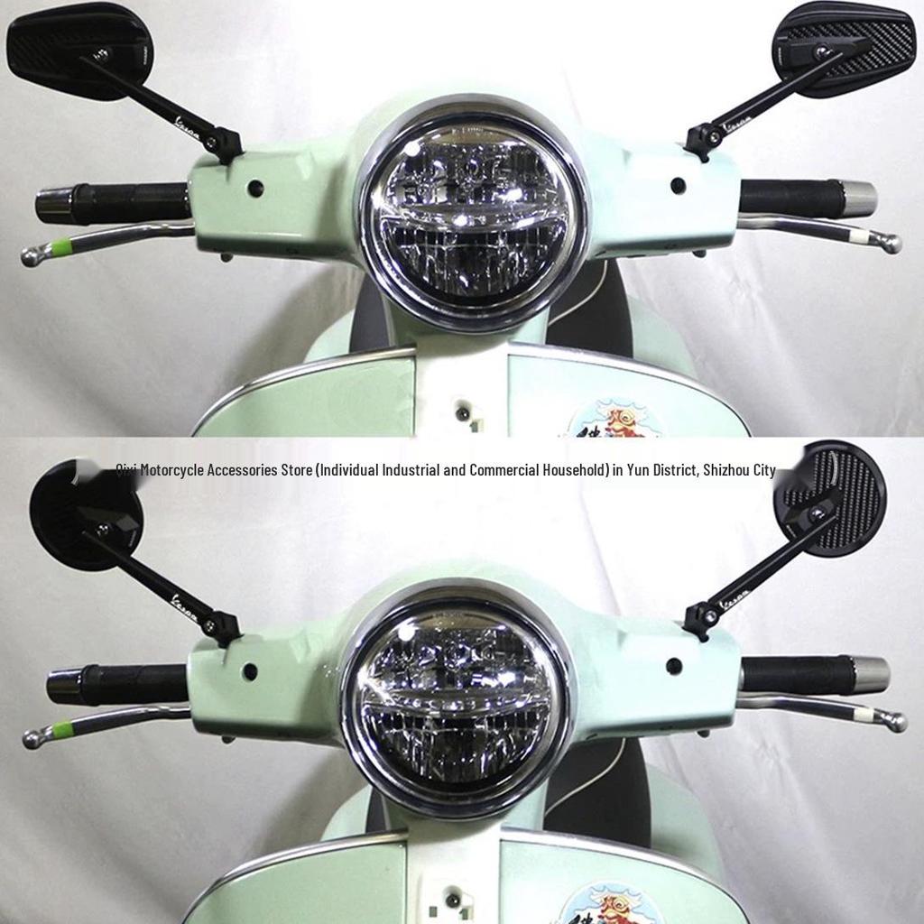 Carbon Fiber Texture Rearview Mirror for Ninebot Electric Scooter