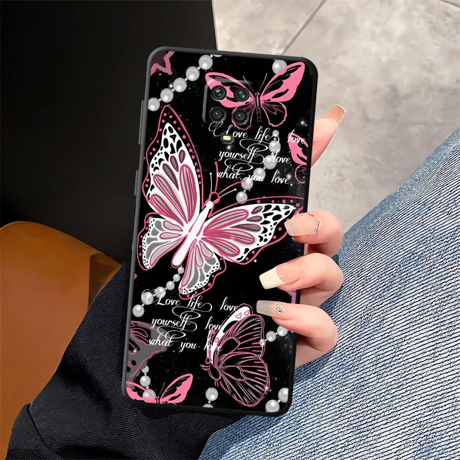Simple Butterfly Phone Cover Case for Xiaomi Redmi Note 14 13 Pro Plus 14C 10 12C 13C 12 11 9 8 7 A1 K80 A4 A5 A3 A1 K40 A2
