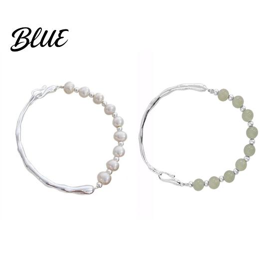 Refined Workmanship Bracelet Beaded Bangle for Women Faux Pearl