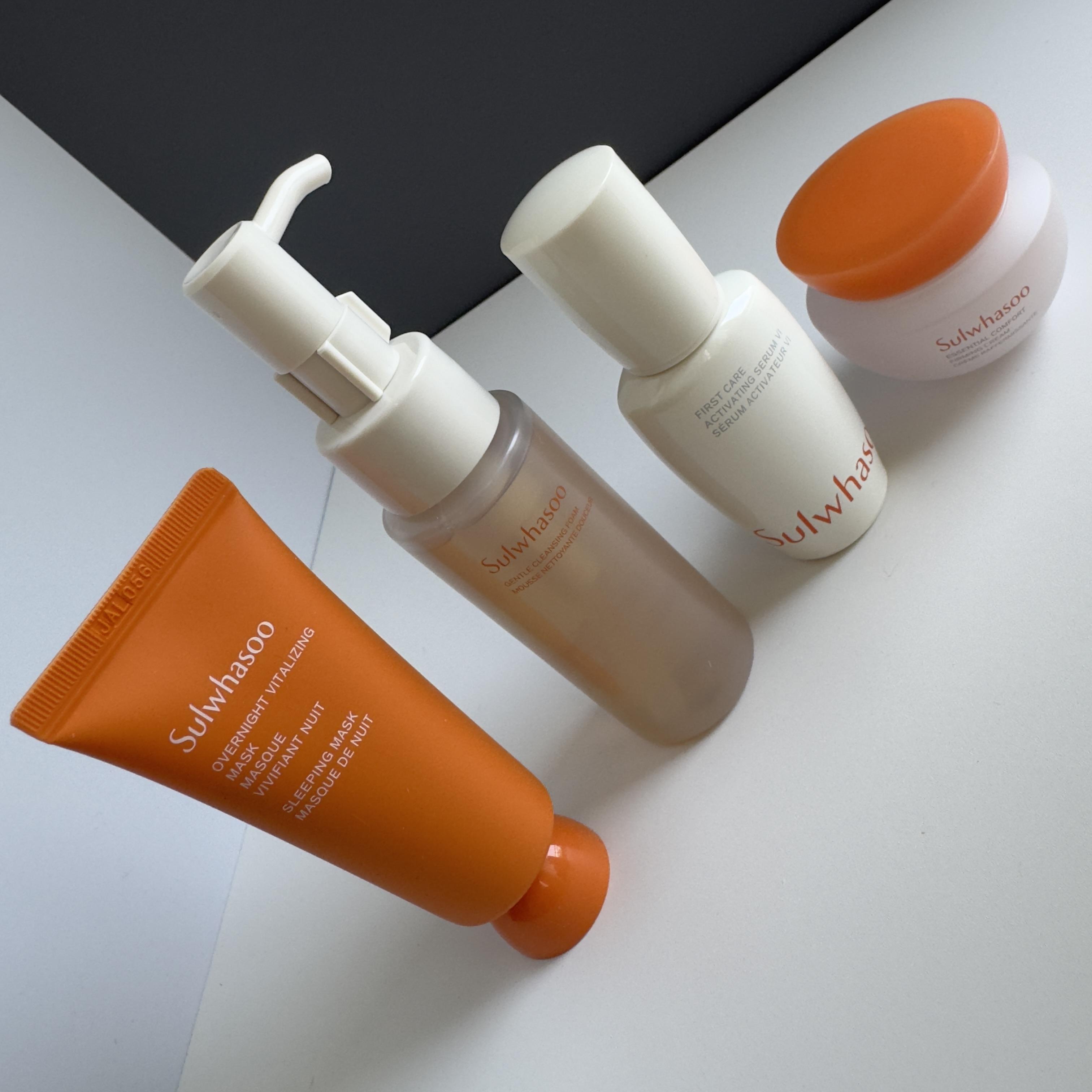 Комплект Сулвасу: Ночная маска для сна 35 мл+Очищающая пенка 50 мл+Сыворотка активации — фото 4