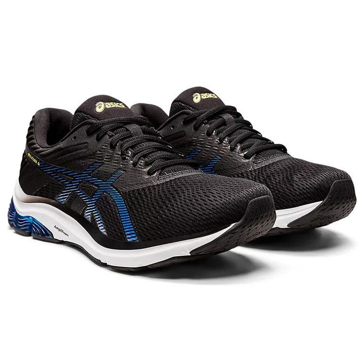 Asics Gel-Flux 6 Minimalist Versatile Fabric Low-Top Running Shoes Men Sneaker Black Blue 1011A856-014