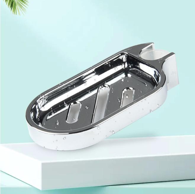 

Настенная мыльница для ванной, Мыльница для душа, Мыльница One Size белый