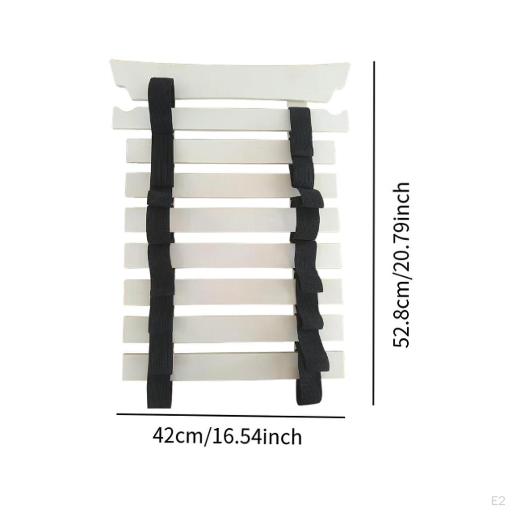 Stojan na vystavení karate pásků, Pevný dřevěný držák na sbírku, Taekwondo