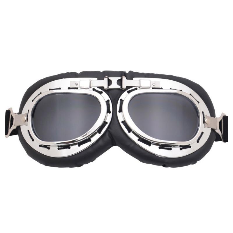 

Ветрозащитные Ретро Мотоциклетные Очки Очки Классические Очки в Стиле Пилота Стимпанк Квадроцикл Велосипед Медный Шлем