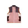 Li Ning Badfive Color Block Fleece Warm Loose Stand Collar Vest Men Vests Sparrow-Brown AMDR045-3