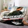 Top Gun Maverick Movie Theme Printed Flannel Blanket Ultra Soft Throw Blanket For Bedroom Bed Sofa Party Decor Birthday Gift