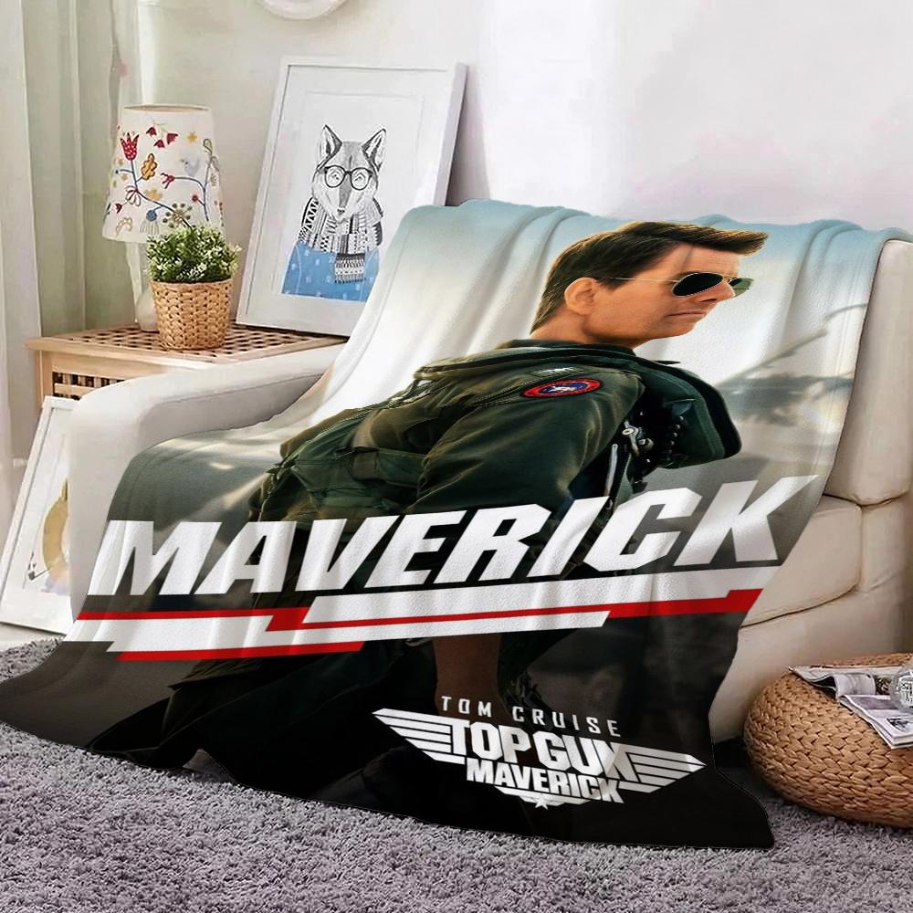 Top Gun Maverick Movie Theme Printed Flannel Blanket Ultra Soft Throw Blanket For Bedroom Bed Sofa Party Decor Birthday Gift