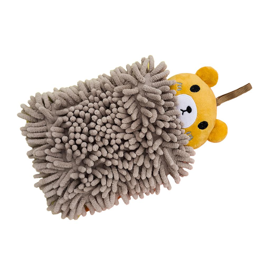 Hanging Hand Towel Quick Drying Microfiber Cleaning Cloth Cute Cartoon Absorbent Towel for Home Kitchen Bathroom Little