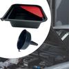 9L Automotive Oil Drip Pan Tray and Funnel Oil Change Tray 36.5x36.5x12.5cm for Cars, Motorcycles, Boats Portable