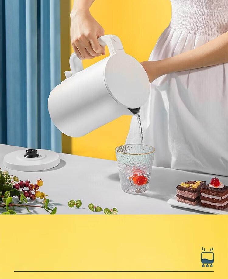 Su Bo'er 1.5L Stainless Steel Electric Kettle with Seamless Inner Liner