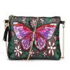 DIY Special Diamond Painting Pouch Peafowl Butterfly Flower Leather Chain Bags Women Storage Bag Diamond Embroidery Wallet Pouch