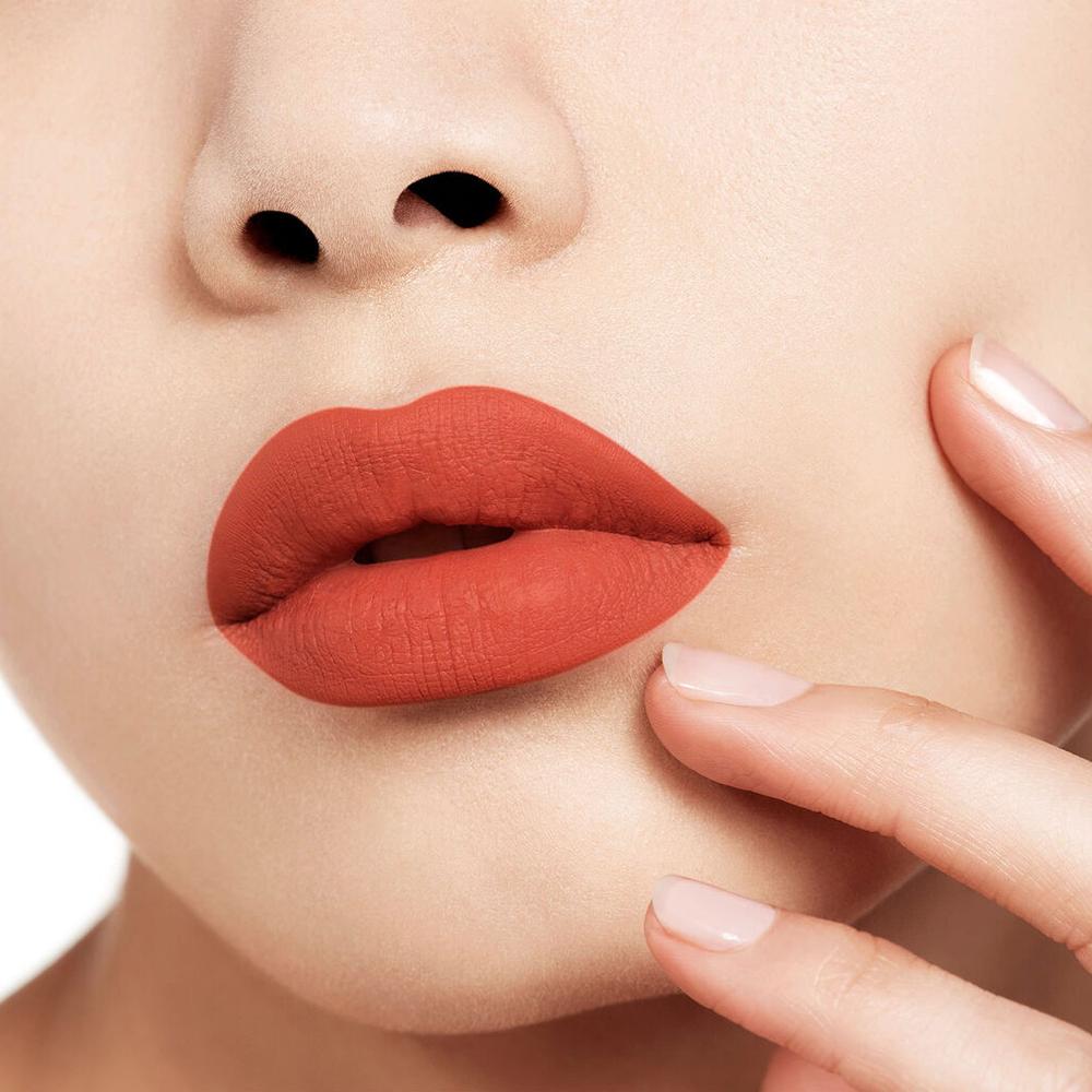 Dior Rouge Dior 314 Velvet Matte Lipstick, Warm Terracotta Orange Long-Wearing Lipstick 3.5g