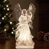 Angel Figurine Acrylic Decor Clear for Bedside Table, Holiday Display