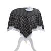 Round Tablecloth Simple Style Household Circular Table Cover Indoor Holiday Home Christmas Party Picnic Dining Room