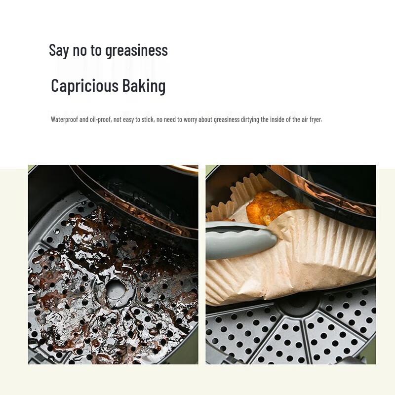 CHAHUA Food-Grade Air Fryer Paper Liners