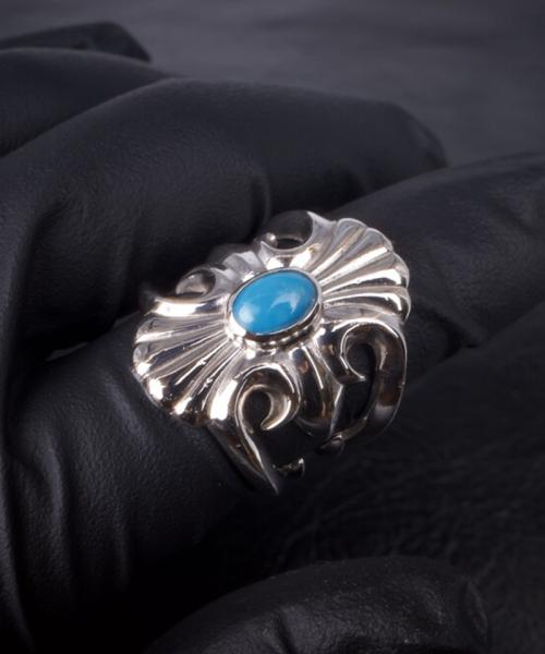 Josilver Sprout Ring (Large Size) - Turquoise