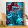 Disney Diamond Painting Full of Diamonds 5D Ariel Diamond Art Home Decoration Creative Handicrafts