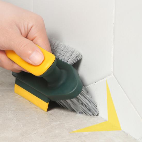 Cleaning Brush Multi-Functional Scrubbing Scraper Plastic Handle Ergonomic Grip Kitchen Toilet Cleaning Bottle Brush