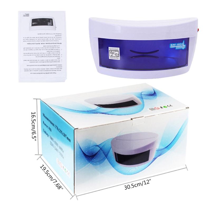 UV Sterilisatiekast UV Desinfectiekast voor Nagelstudio Schoonheidssalon Apparatuur met 10.000 Uur UV Lamp Levensduur