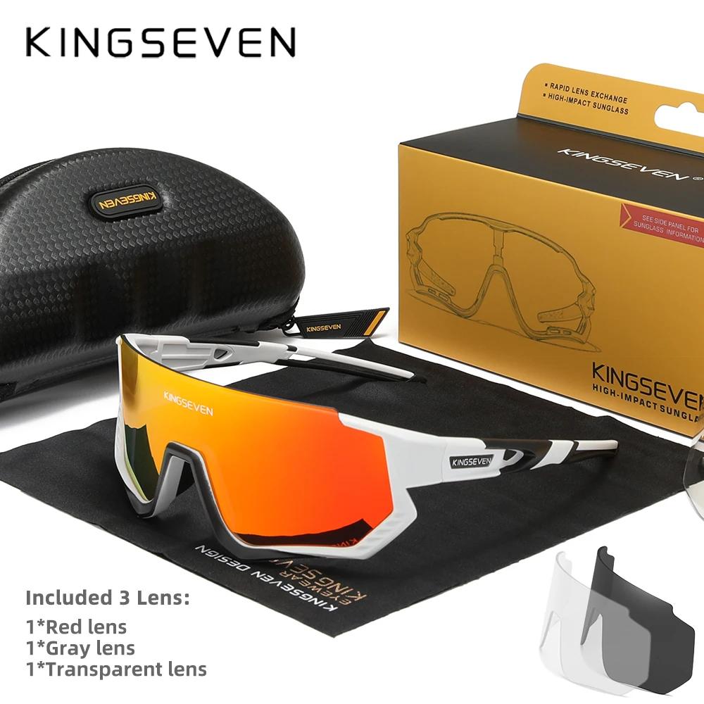 KINGSEVEN Neue Radsport-Sonnenbrille Herren Sport Damen MTB Fahrradbrille UV400 Polarisiert Angeln Schutz Brillen Outdoor