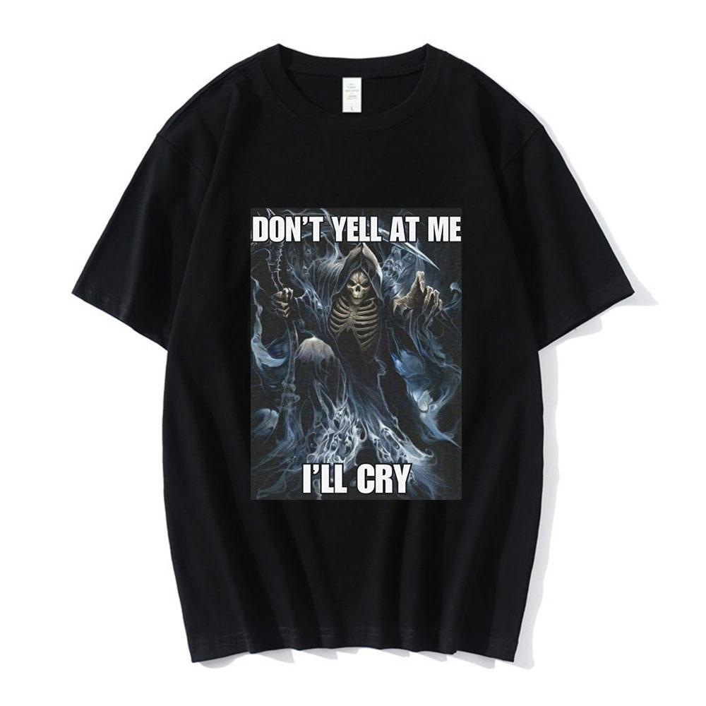 

Anime Born To Shit Forced To Wipe Skeleton T Shirt High Quality Cotton Short Sleeve Tshirt Unisex Women Casual Oversized Tshirts 4XL
