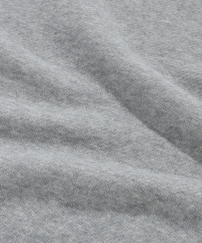 COVERNAT Retro Lettering Sweatshirt Melange Gray