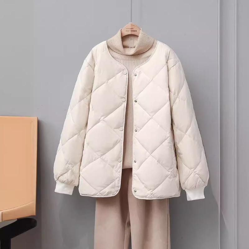[] Women's short cotton-padded clothes, autumn and winter cotton-padded clothes, loose cotton-padded jackets, small jackets.