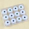 12 Slot Acrylic Transparent Round Gemstone Display Tray With Soft Foam Protective Jewelry Storage Case For Loose Diamonds Coins