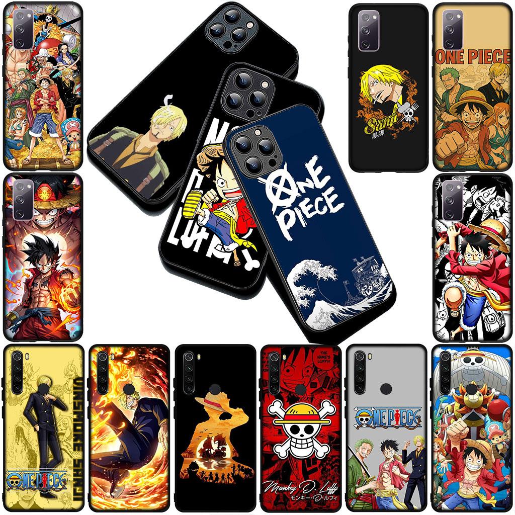 One Luffy Pieces Sanji Roronoa Zoro Silicone Phone Cover for Apple iPhone 17 Air 12 13 Pro Max Mini ProMax 7 + 8 Plus Soft Case