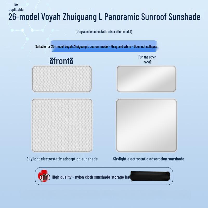 Lantu 23 Models Voyah Sky Window Sunshade: Heat Insulation, Privacy, and Sun Protection
