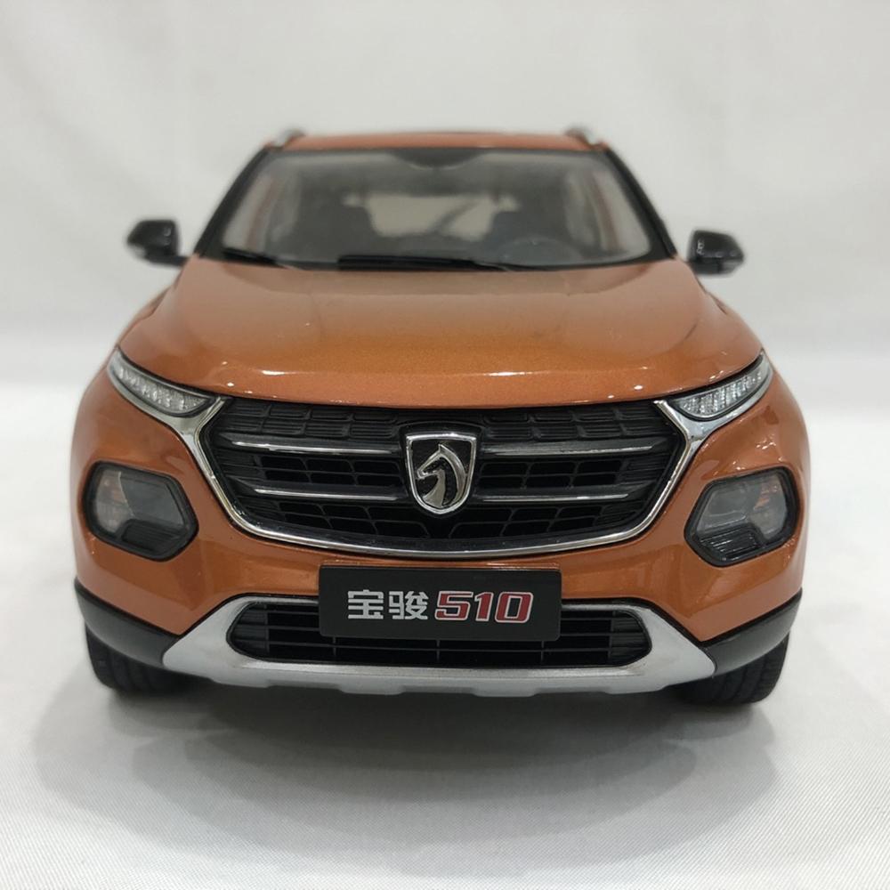 Die-cast 1:18 Original Saic-gm-wuling Baojun 510 Off-road Vehicle Suv Alloy Simulation Car Model Hobby Toy Collection