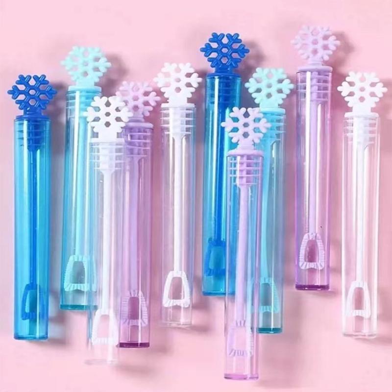 Kids Friendly Christmas Bubble Stick Toy Multi Use Bubble Wand For Outdoor Indoor Play Safe Material No Liquid Included