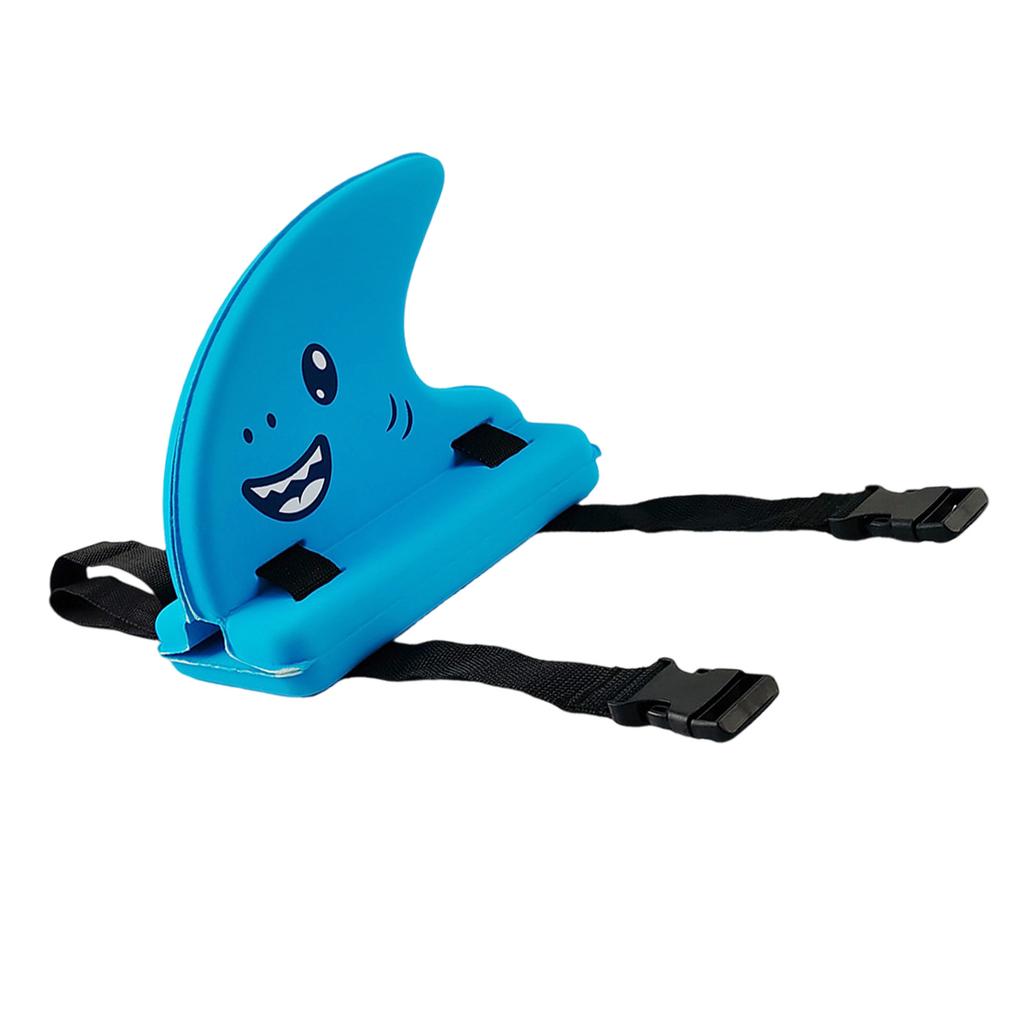 Flotteur dorsal en forme de nageoire de poisson portable Entraîneur de natation de sécurité avec sangles réglables Flotteur de natation pour tout-petits et enfants