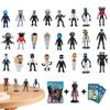 24pcs Skibidi Toilet Figures, Skibidi Toilet Action Figure Toys, Skibidi Man Action Figure Toys, Skibidi Toilet Action Figures, Horror Cartoon Movie C