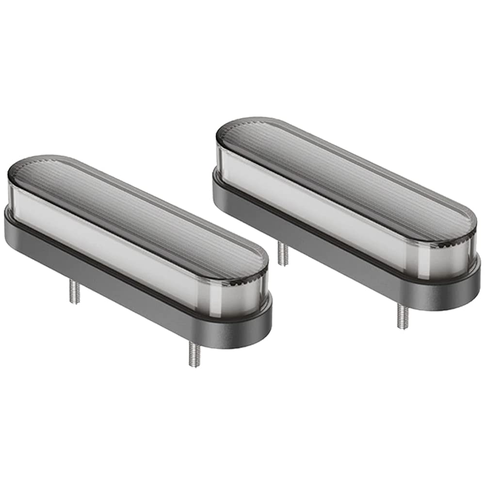 Fiber LED rear marker lamp tail lamp 12V 24V compatible белый