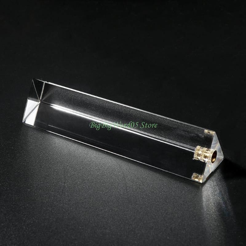 24TE Photo Photography Triangular Prism with 1/4 Inch Thread Professional Optical Glass Create Light Rainbow Effect