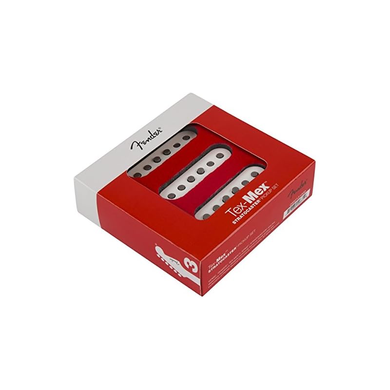 Used Fender Tex-Mex Strat Set of 3 Stratocaster Guitar Pickups