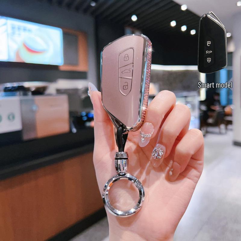 Volkswagen ID.3/ID.4/ID.6/ID.7 Key Case Cover - Remote Control Protective Buckle Accessory for Women