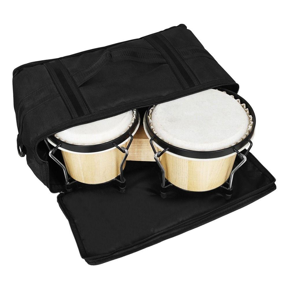 Oxford Cloth Bongo Shoulder Bag Waterproof Drum Carrying Case Bongo Drum Bag  Percussion Instrument