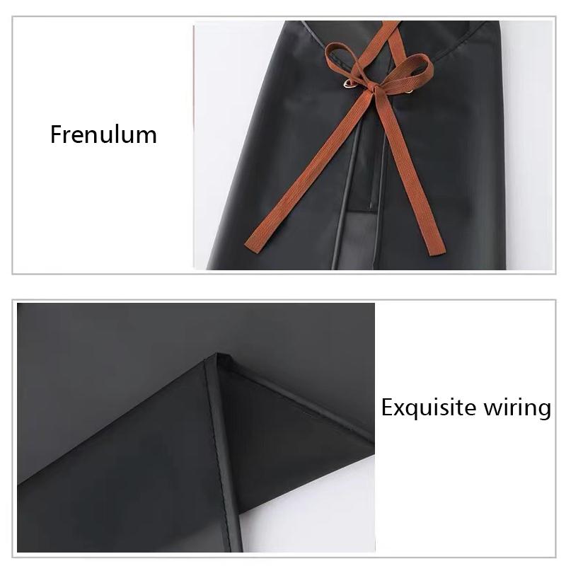 1PC Oil Resistant Durable Easy To Clean Transparent Stain Resistant Waterproof Kitchen Apron