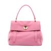 Used Muse Toe Handbag 229680 Leather Canvas Pink Beige Used Women