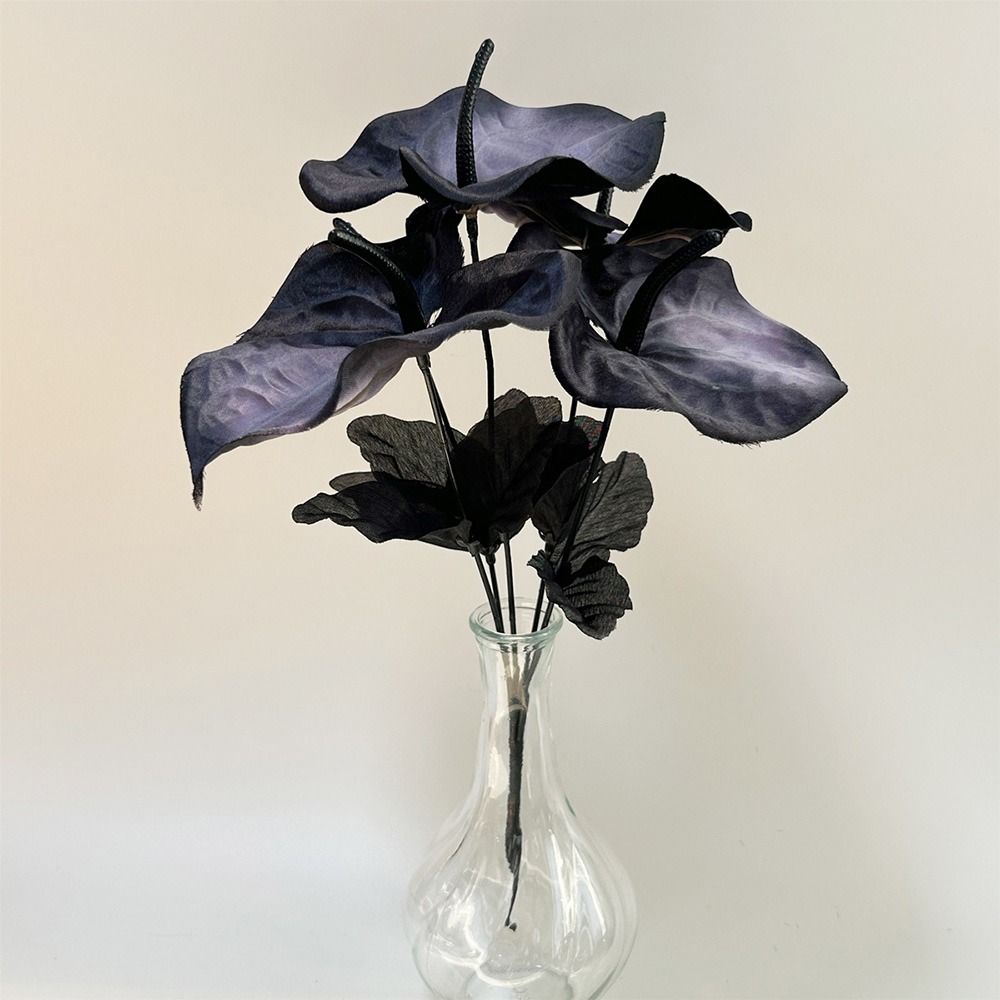 Silk Calla Lily Artificial Flower Multicolor Faux Red Palm Creative Fake Flower  Home Decoration