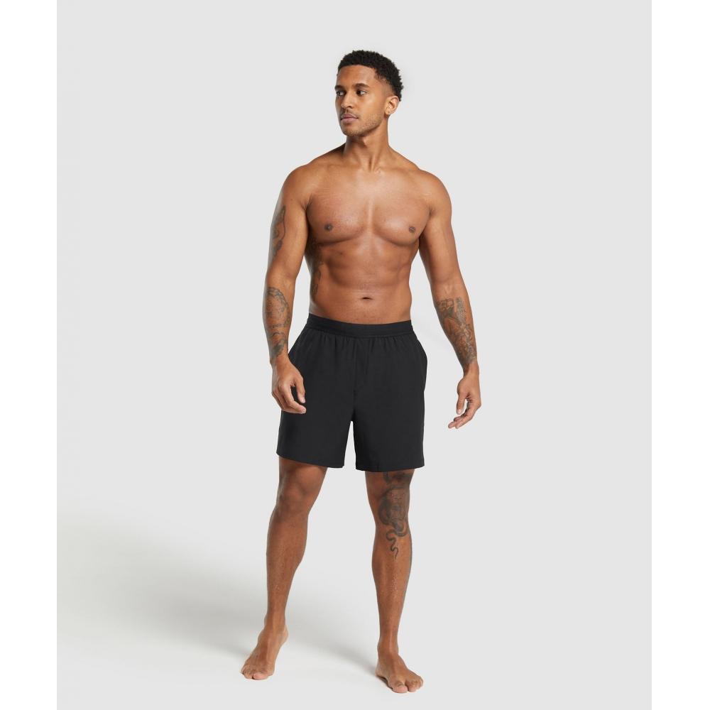 Gymshark Land To Water 6  Shorts Black A5a6i Bb2j.