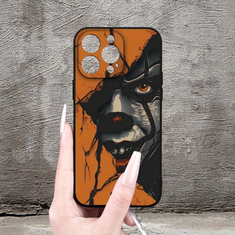Horror Clown Graphic Phone Case For iPhone 16 15 14 13 12 11 X XR XS SE2 SE 8 7 Plus Pro Max Mini Silicone Back Cover