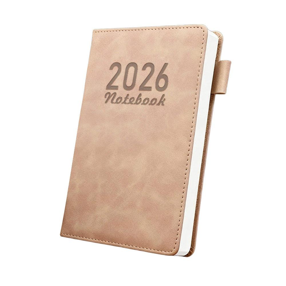 Portable 2026 A5 Notebooks 200 Thick Pages Time Efficiency Manual Schedule Book To Do List Notepad Time Management