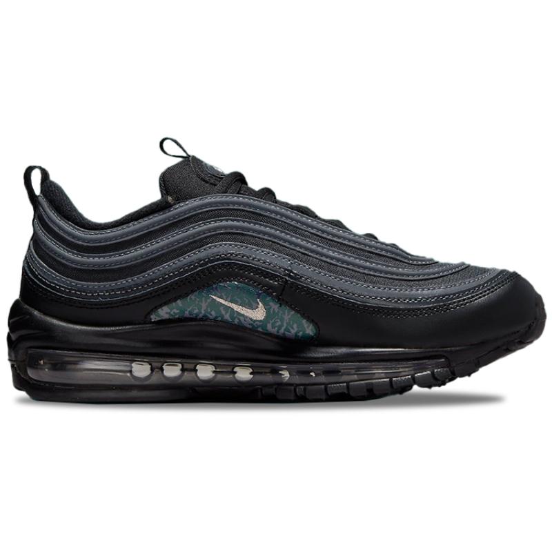 Nike Air Max 97 'Black Metallic Pewter' Women's Sneakers Casual Shoes DH0558-001