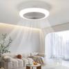 Silent Ceiling Fan Light with Integrated Remote for Bedroom or Living Room