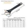 Small Carbon Steel Adjustable Monkey Wrench Tool, 1Pc Shifting Spanner