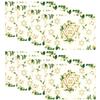 4/6/8pcs Hexagram Flower Passover Placemats, Made Of, Jewish Festival Placemats with Six-pointed Star Design, Perfect for Hanukkah and Passover Party