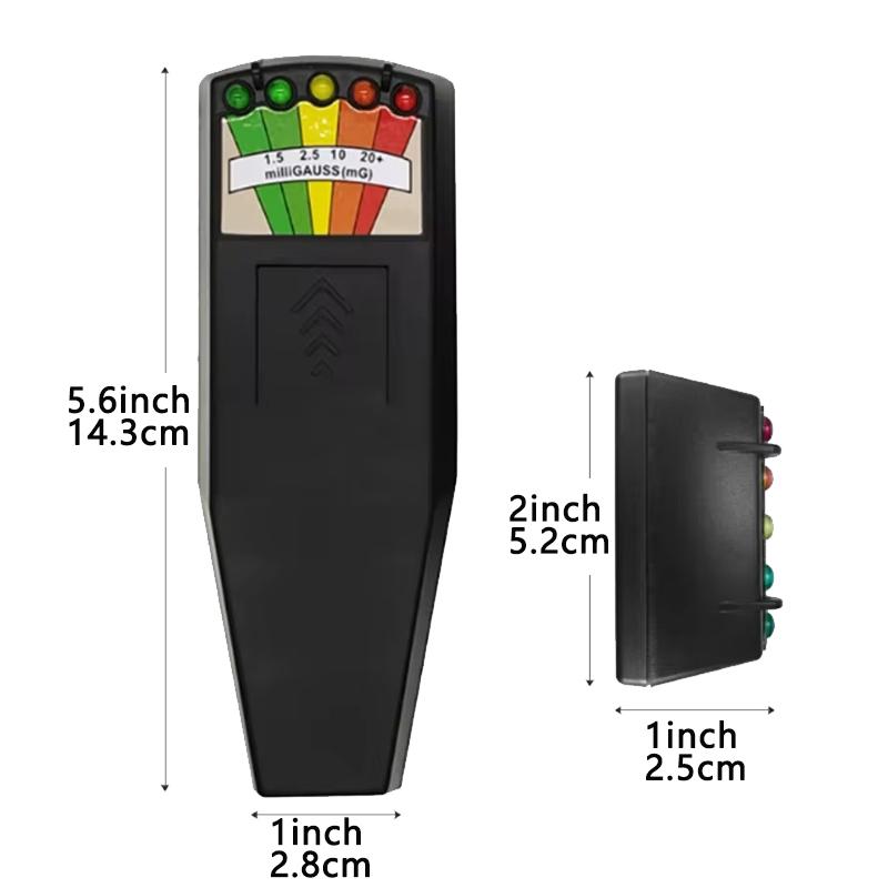 K2 Portable EMF Detector-5-LED , Battery-Operated,Batteries not included Compact & Durable for Paranormal Research & Home Safety